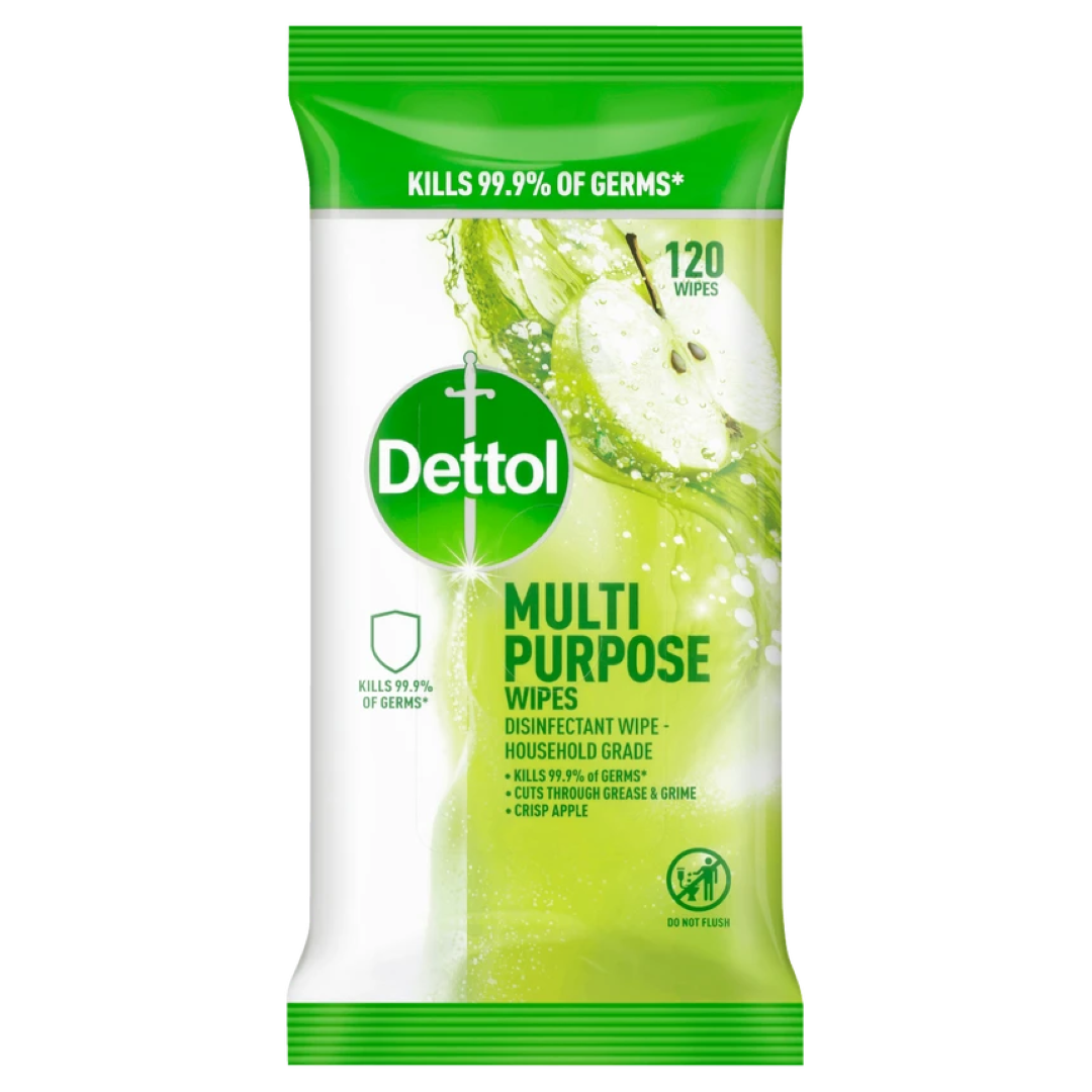 DETTOL M/PURPOSE 30 WIPES REF G/APPLE